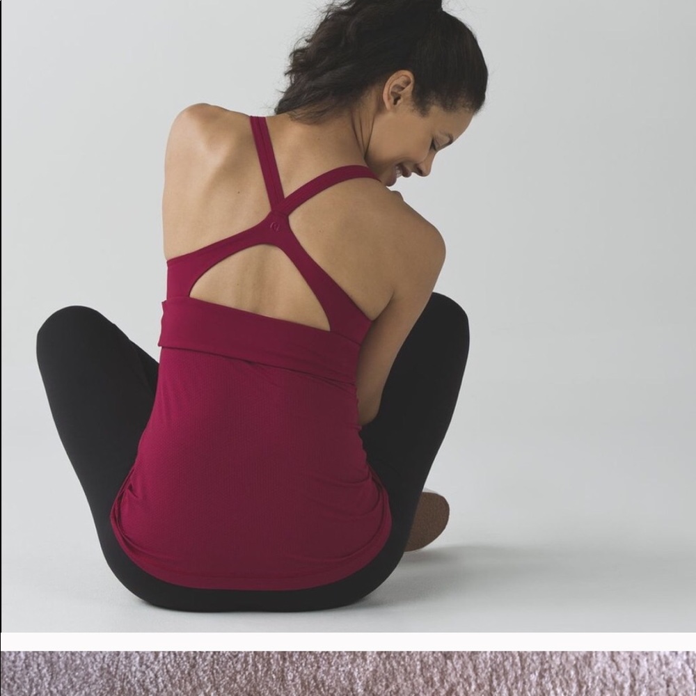 Lululemon Athletica Wrap It Up Tank. Size 10.